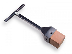Bandenstamper staal met houten klos