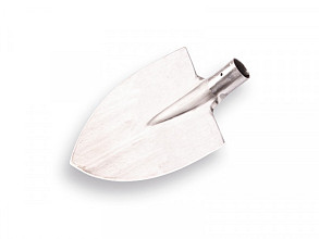 Barnevelder gesmede spade zonder steel. Plagschop