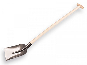 Betonschop 1/2 0 met essen schopsteel 100 cm.