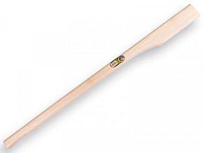 Bijlsteel 110 cm. recht met lange kop, kop 76 x 32 mm.