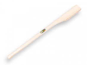 Bijlsteel 110 cm. recht met lange kop, kop 90 x 40 mm.