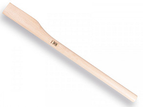 Bijlsteel 90 cm. recht, kop 75 x 28 mm.
