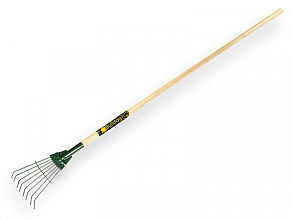 Bladhark Bulldog 8 tands Junior met essen steel 135cm.