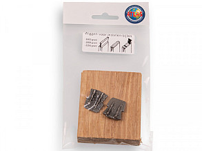 Blisterkaart bijlspie grote houten spie