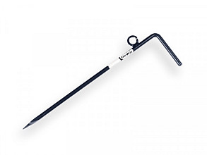 Draadpen 400 x 10 mm. Met haakse kop.