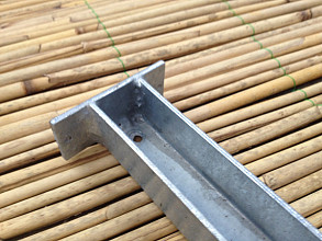 U-profielen tbv bamboematten (diverse maten/ bewerkingen)