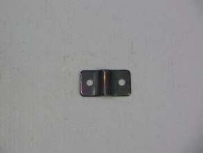 Traliebeslag voor 5mm, zwart verzinkt 20x36mm - per st.