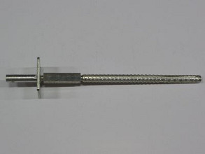 Instortanker met pen verstelbaar 55 cm geribbeld - grijs