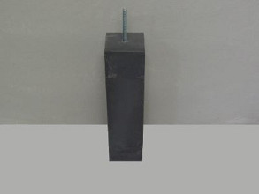 Betonpoer 15 x 15 x 60 cm antraciet