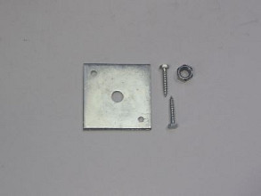 Set voor betonpoer incl. 1 moer + 2 houtdraadbouten