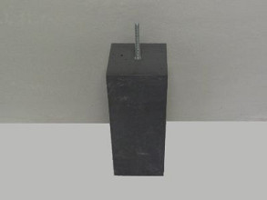 Betonpoer 20 x 20 x 60 cm antraciet