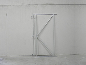 Verstelbare poortframe voor horizontale planken 100x180 cm - vuurverzinkt