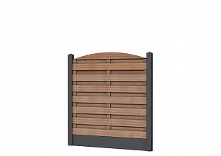 Betonpaal glad met diamantkop 10 x 10 x 280 cm, antraciet ongecoat, eindpaal.