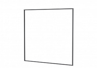 Aluminium profielset t.b.v. composiet scherm 181,5 x 181,5 cm, antraciet.