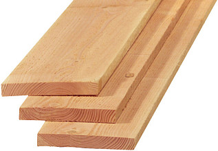 Douglas fijnbezaagde plank onbehandeld (diverse maten)