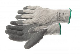 Handschoen Worm grijs Latex  (diverse maten)