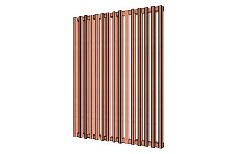 Louvre verticaal (div. maten)