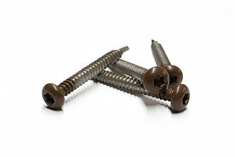 RVS schroef met gekleurde top voor NTW Castellation PRO, set a 50 stuks incl. bit, IpÃ©.