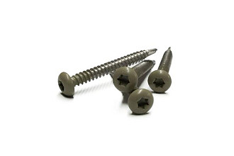RVS schroef met gekleurde top voor NTW Castellation PRO, set a 50 stuks incl. bit, Antique.
