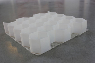 Grindplaat wit 80x120x3 cm. Prijs is per 0.96 m2