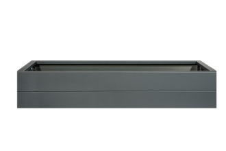 Bloembak - ANTRACIET 120x120x28 cm