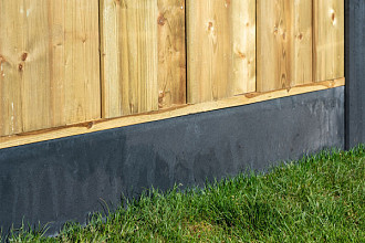 Betonplaat glad 3,5 x 24,0 x 184 cm, antraciet, ongecoat.