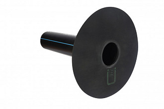 Dakdoorvoer onder uitloop doorsnede 63mm buisl.400mm slabbe afmeting Ø300mm