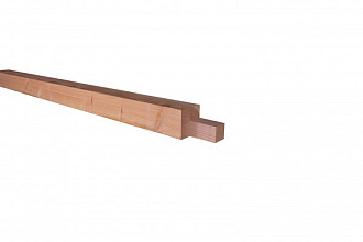 Douglas geschaafde hoekstaander met inkeping t.b.v. zelfbouw 14 x 14 x 240