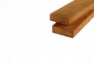 Gording hardhout ruw azobe 5x20x550 cm