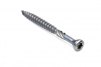 Terrasschroef 5 x 60 mm t.b.v. terrasplanken 25 - 28 mm dik, doos a 100 st.