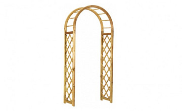 Rozenboog rond, doorgangsbreedte 120 cm.