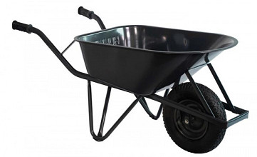 Bouw kruiwagen staal 85 L ovale buis