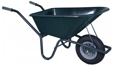 Tuin kruiwagen gecoat frame 100 L groen