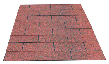 Dakshingles per pak ï 3 m2, rood.
