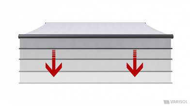 Volant T200 950x200 cm (diverse maten)