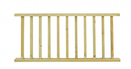 Hillhout Countryhek Excellent 180 x 80 cm, vuren groen geïmpregneerd.