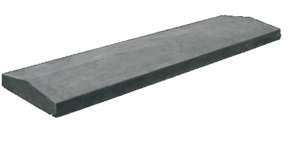 AFDEKPLAAT BLUE MOON DAK HON. 100X30X6CM