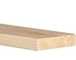 Vuren lat C 11x38mm - lengte 390cm ruw FSC (tbv isolatieplaat)