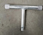 Handvat voor betonpoeren - voor draadstang M16