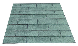 Dakshingles per pak ï 3 m2, groen.